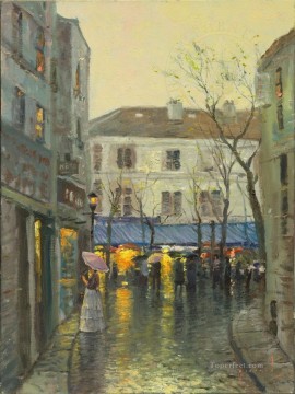 パリ Painting - モンマルトルの都会